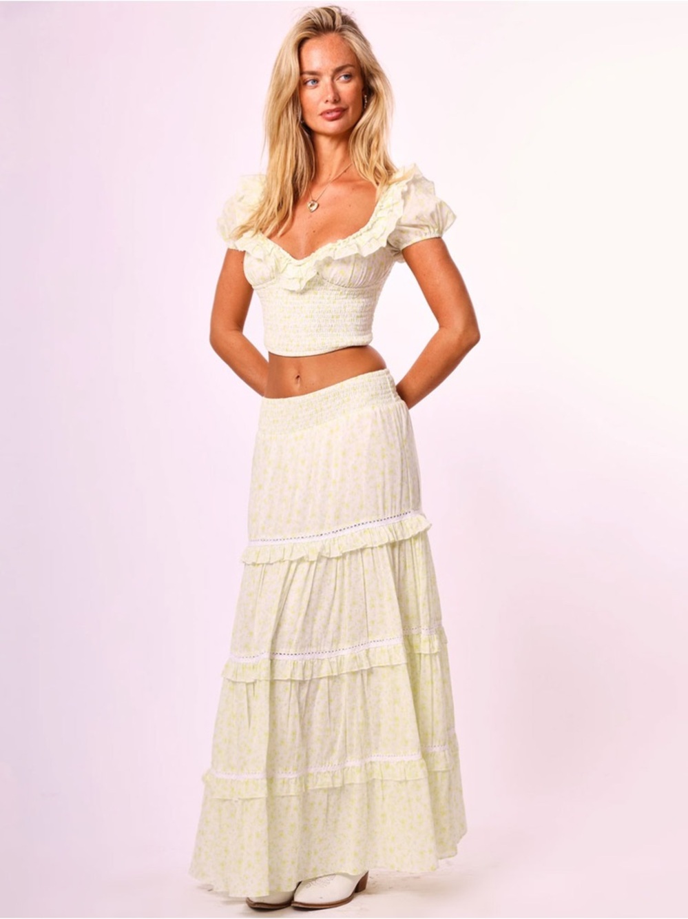 AMY JANE LONDON Adeline Womens Maxi Skirt